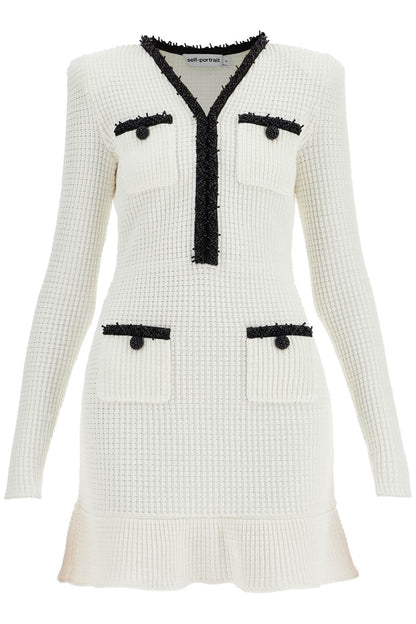 mini knitted dress in seven