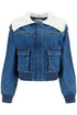 denim bomber jacket for