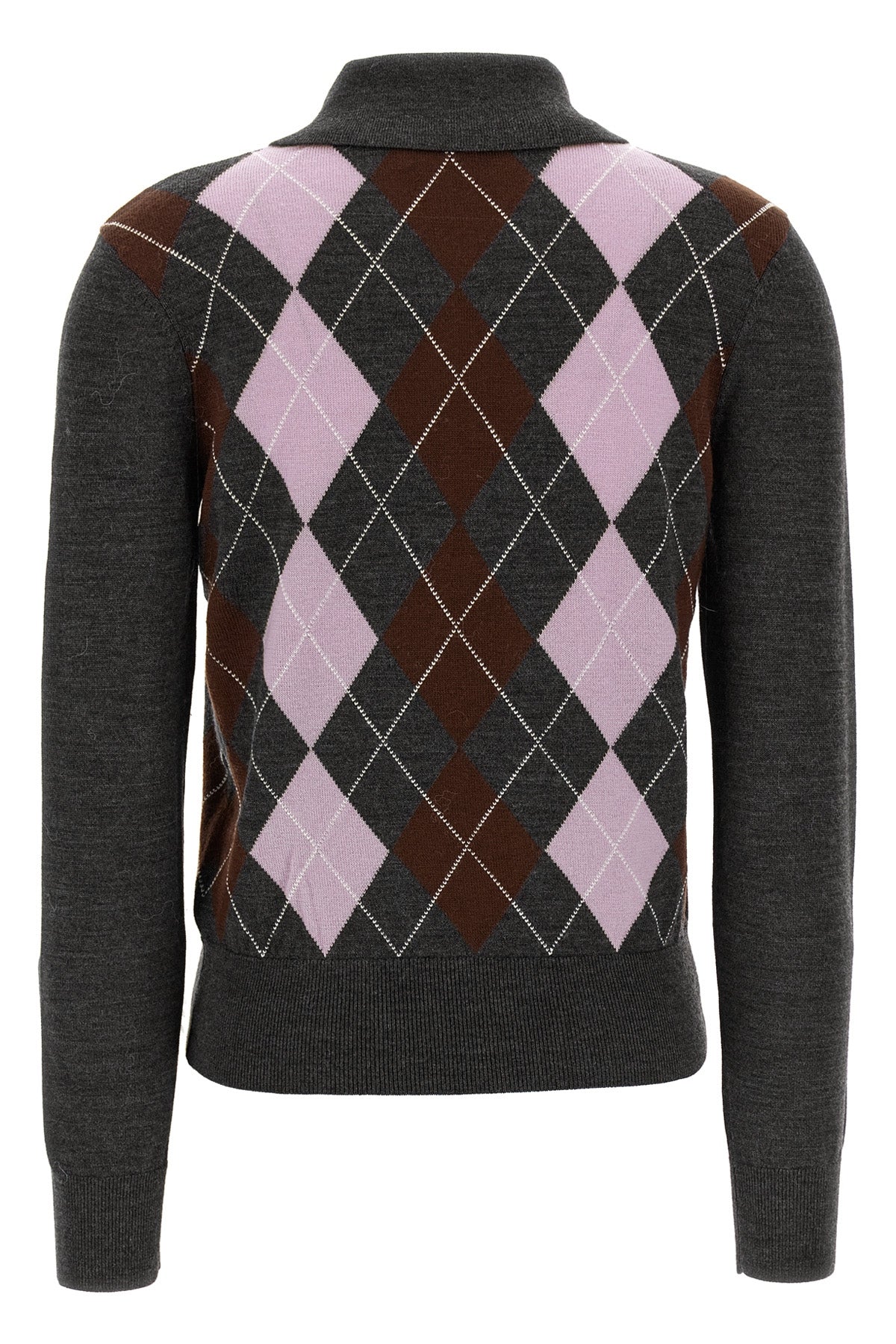 grey argyle lightweight argyle wool sweater
