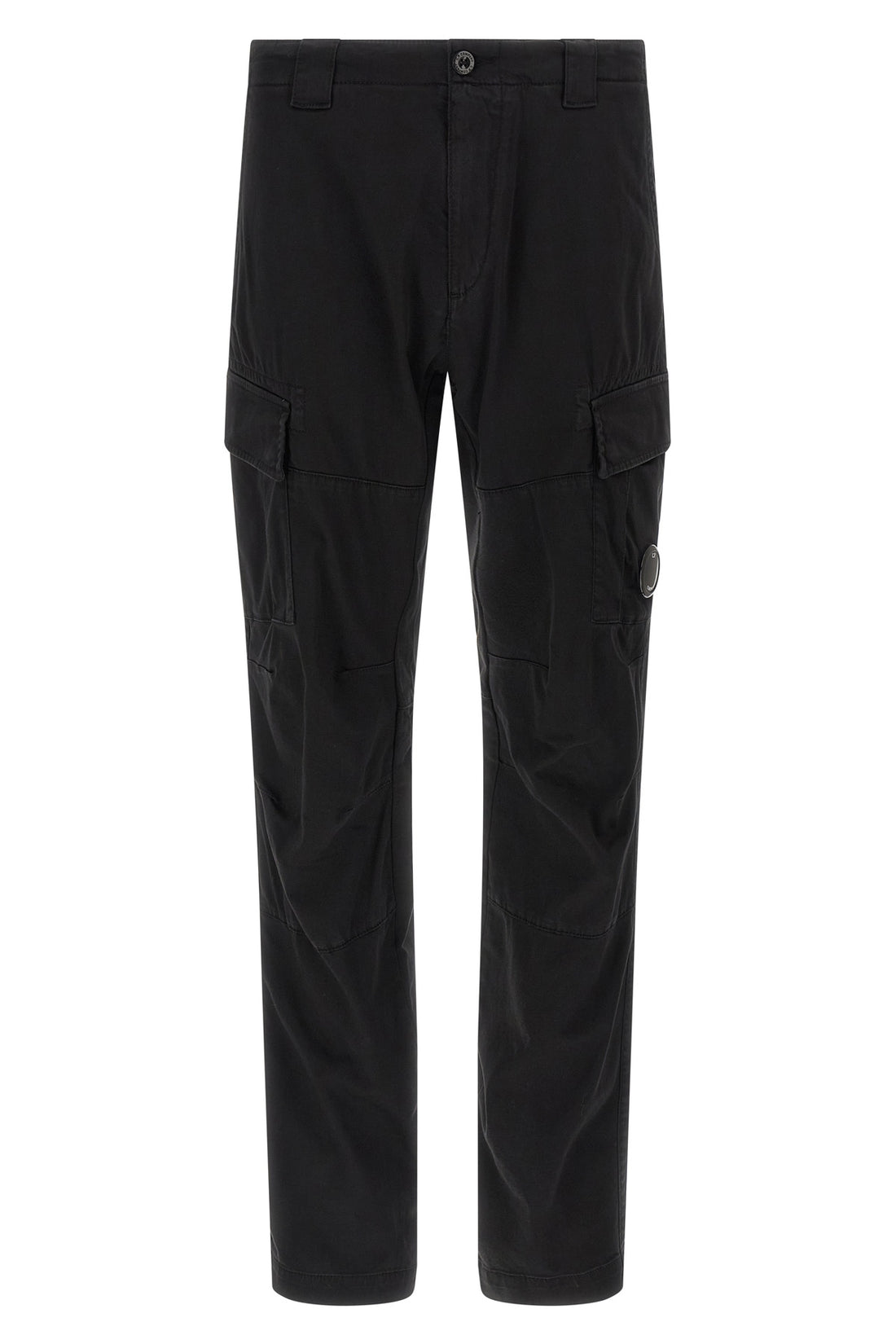 C.P. COMPANY 46 garment-dyed sanded stretch cotton satin trousers