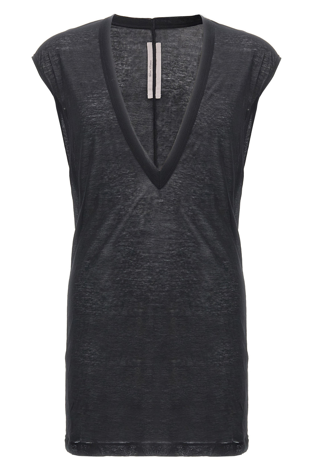 RICK OWENS M dylan t light cotton jersey semi-transparent t-shirt
