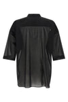 jumbo faun semi-transparent cotton voile shirt