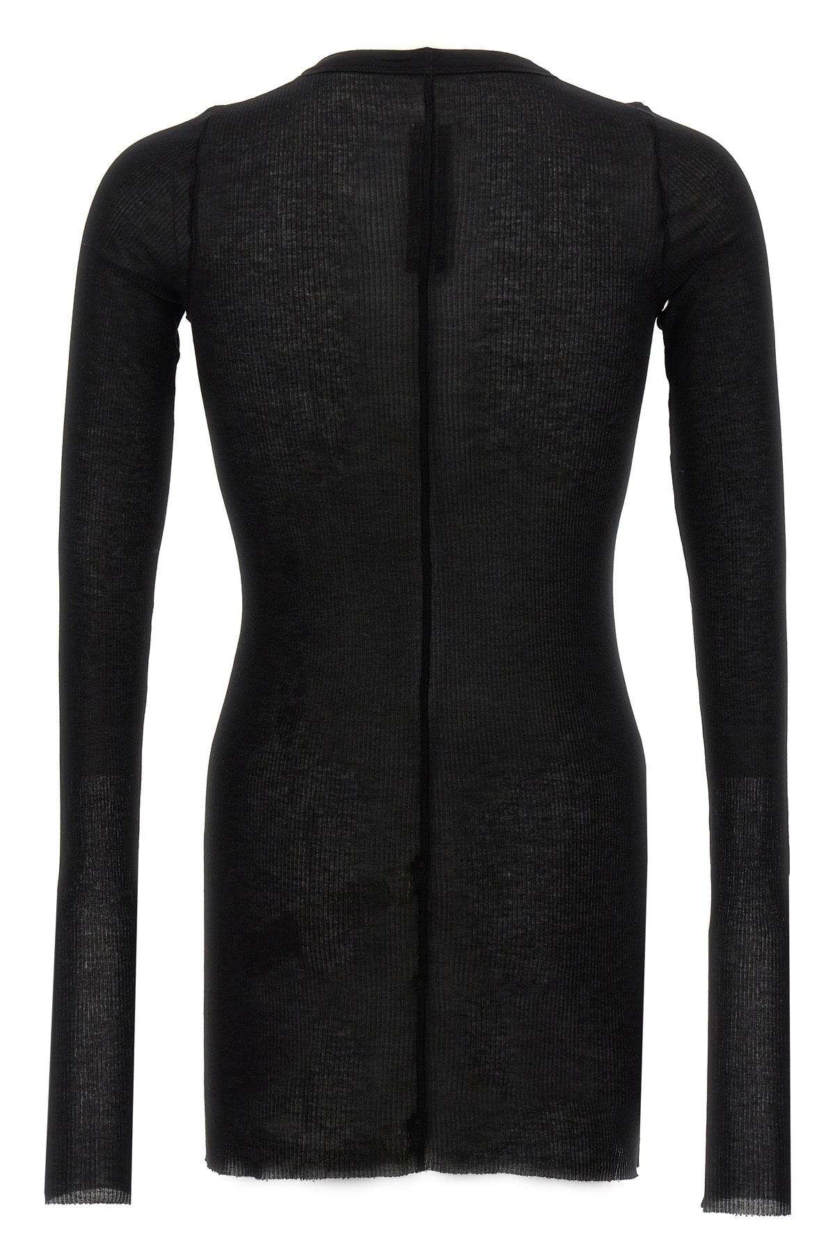 rib ls t ribbed viscose and stretch silk blend t-shirt