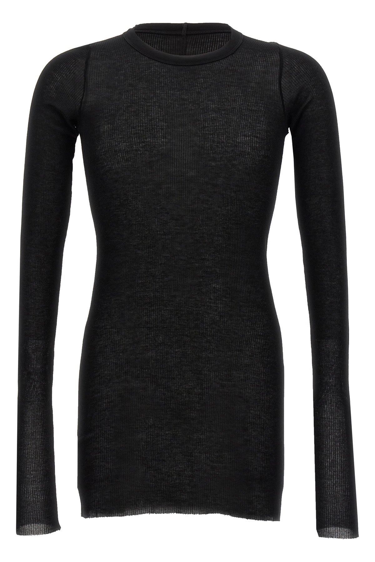 rib ls t ribbed viscose and stretch silk blend t-shirt