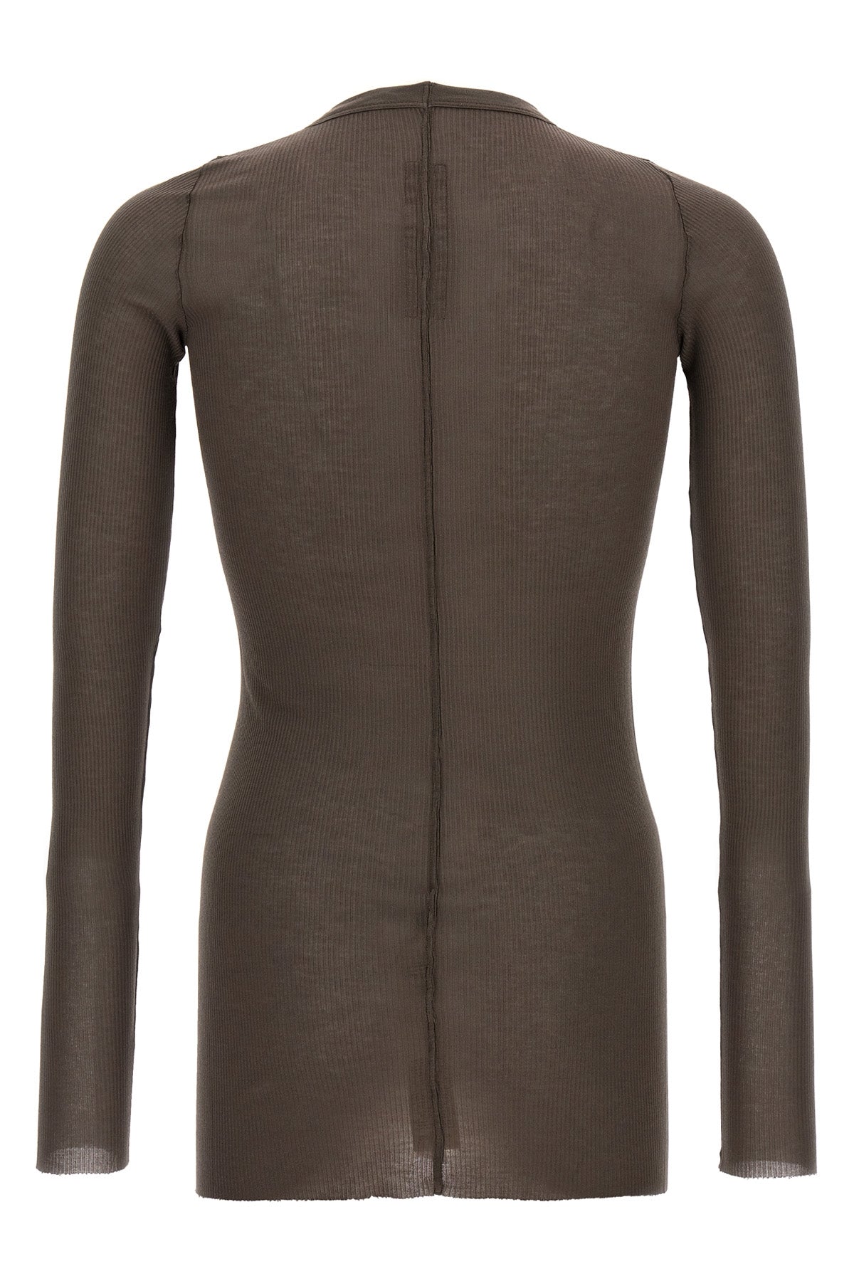 rib ls t ribbed viscose and stretch silk blend t-shirt