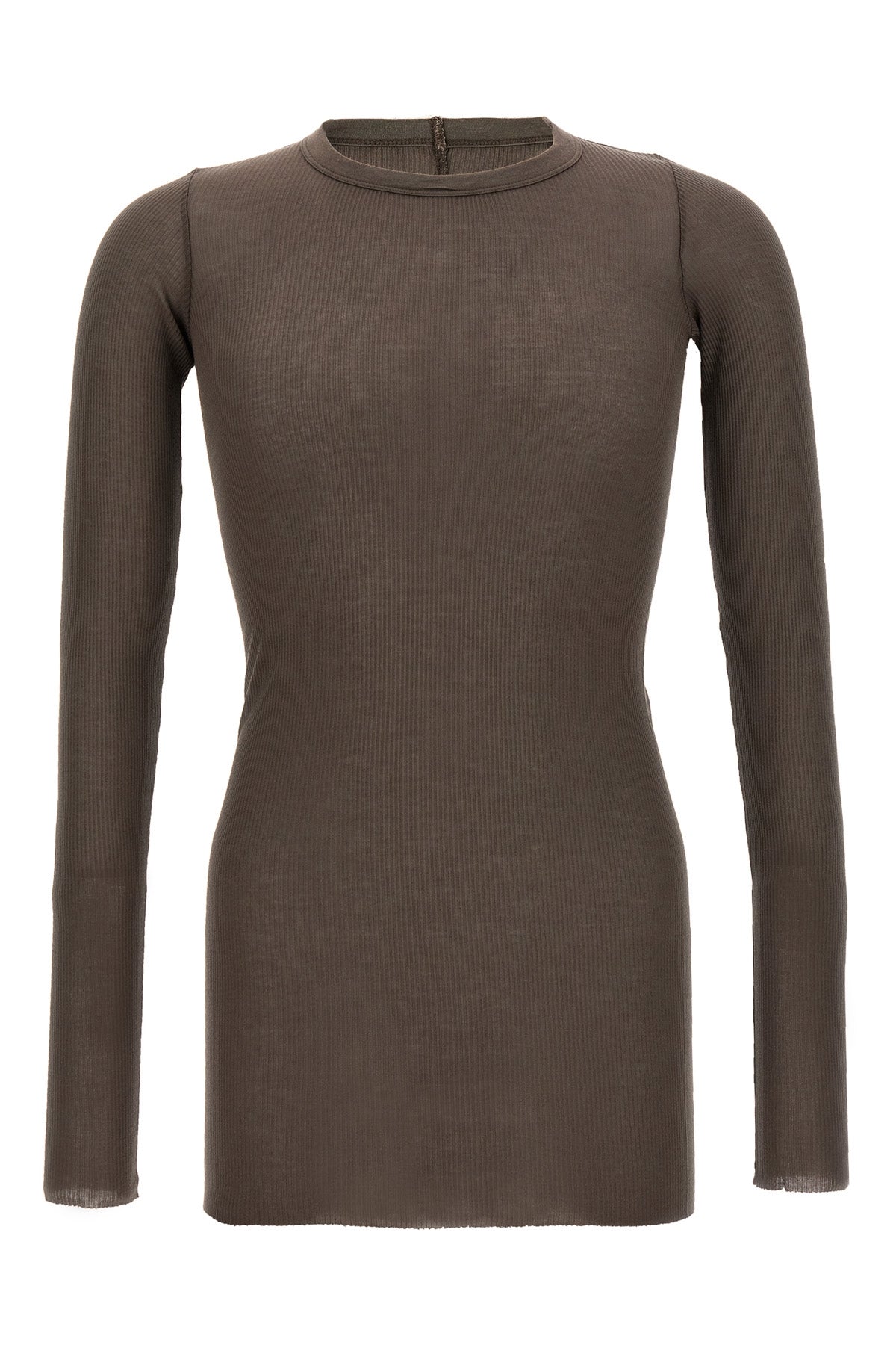 rib ls t ribbed viscose and stretch silk blend t-shirt