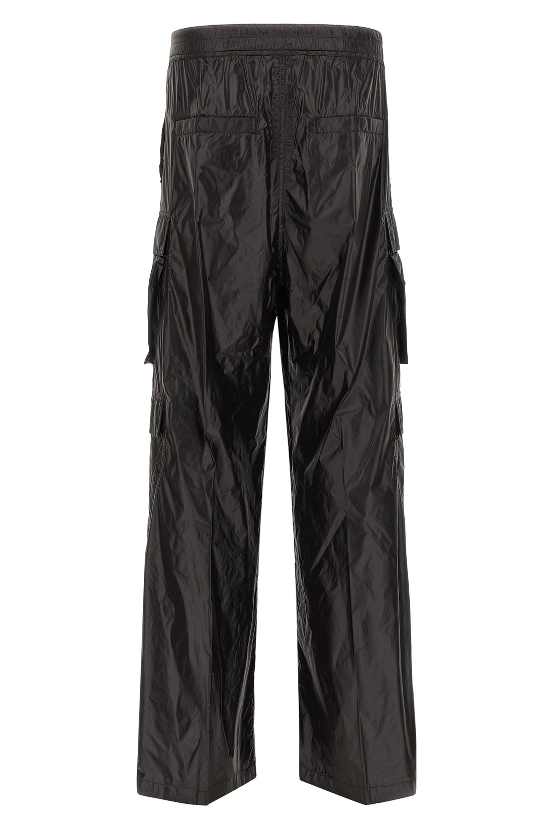 RICK OWENS 46 cargobelas shiny nylon pants