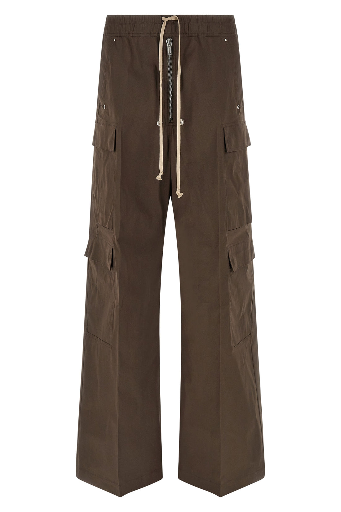 RICK OWENS 46 cargobelas pants in crisp medium hand cotton poplin weight
