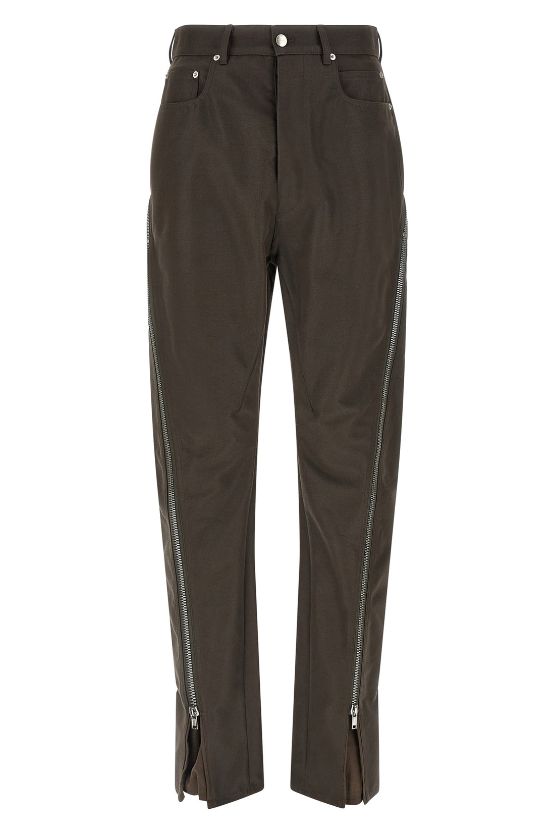 RICK OWENS 30 bolan banana high waist pants in cordura cotton