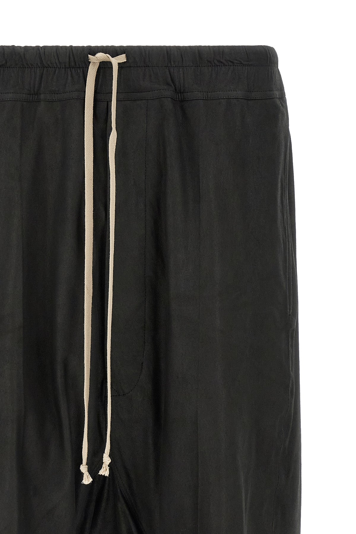 rick s pods bermuda shorts in light and opaque nappa leather