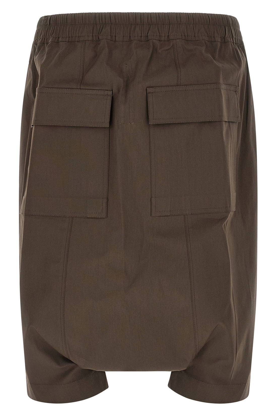 RICK OWENS 52 rick s pods bermuda shorts in cotton poplin