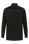 outershirt satin-effect technical fabric shirt