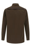 outershirt satin-effect technical fabric shirt