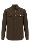 outershirt satin-effect technical fabric shirt