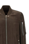 classic flight bomber jacket in slightly padded shiny nylon