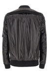 classic flight bomber jacket in slightly padded shiny nylon
