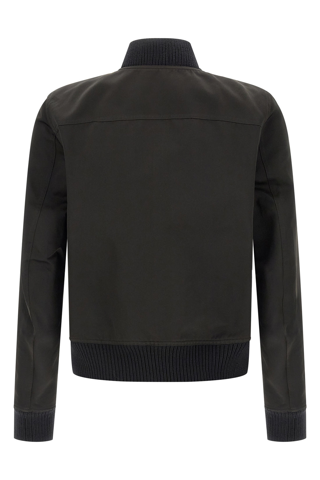 RICK OWENS 48 heizer flight shiny cotton bomber jacket