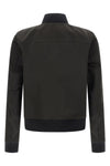 heizer flight shiny cotton bomber jacket