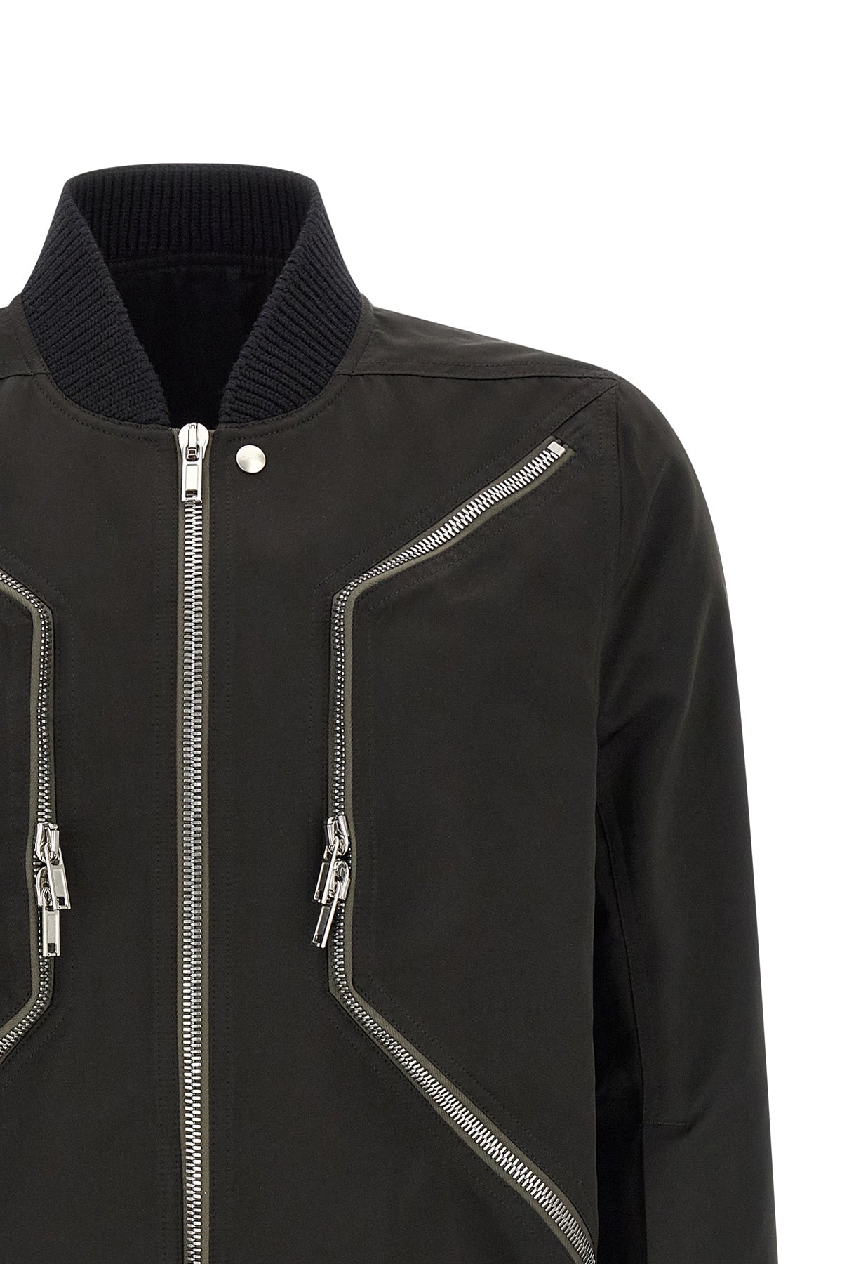 heizer flight shiny cotton bomber jacket