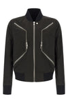 heizer flight shiny cotton bomber jacket