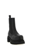 beatle bogun hammered leather ankle boots