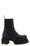 beatle bogun hammered leather ankle boots