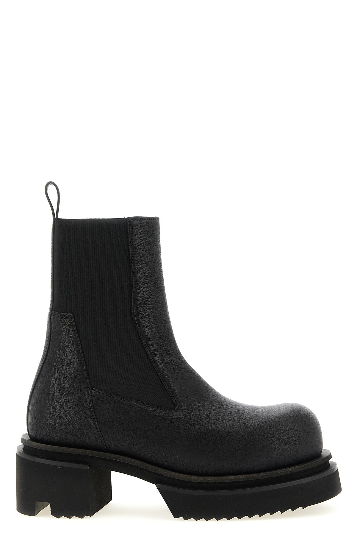 beatle bogun hammered leather ankle boots