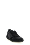 minimal sneaks suede and nylon sneakers