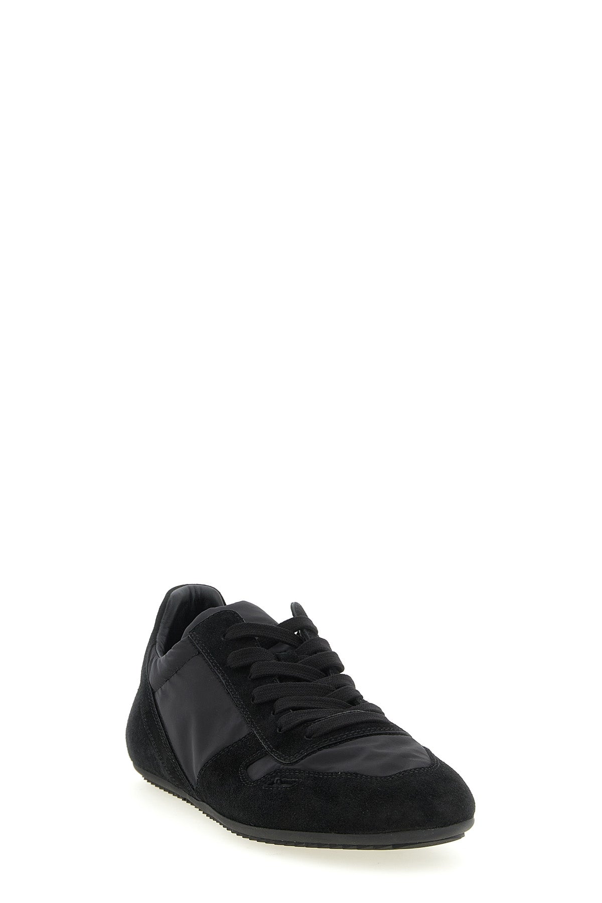 minimal sneaks suede and nylon sneakers