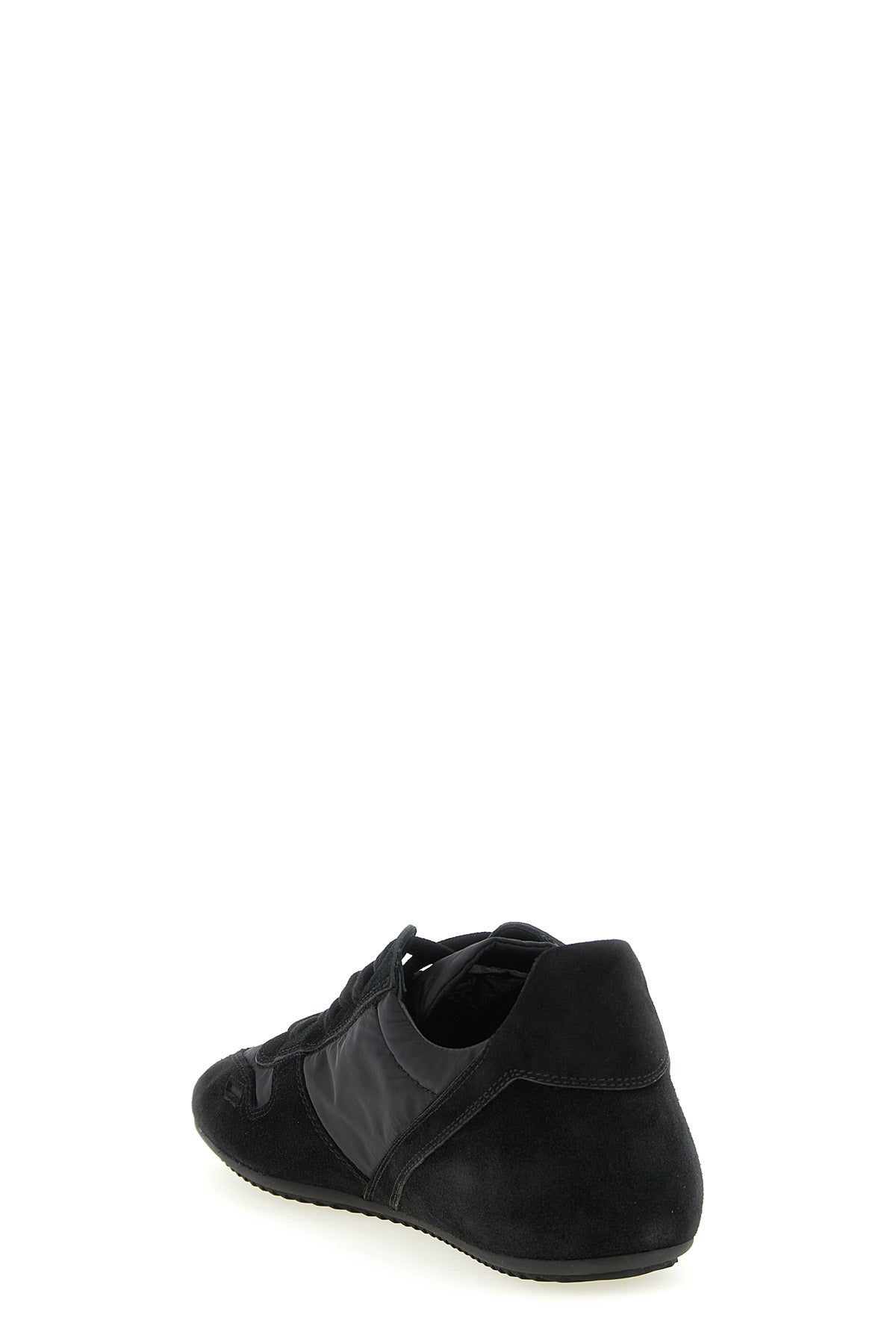 minimal sneaks suede and nylon sneakers