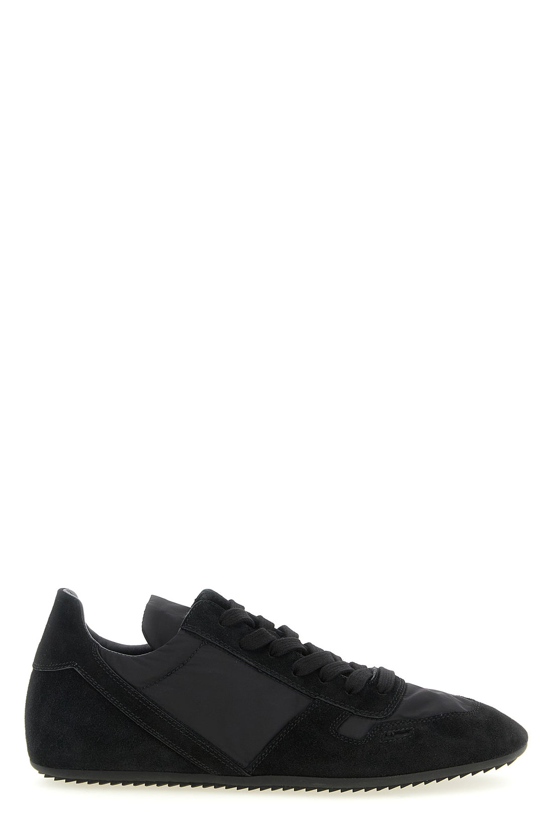 RICK OWENS 40 minimal sneaks suede and nylon sneakers