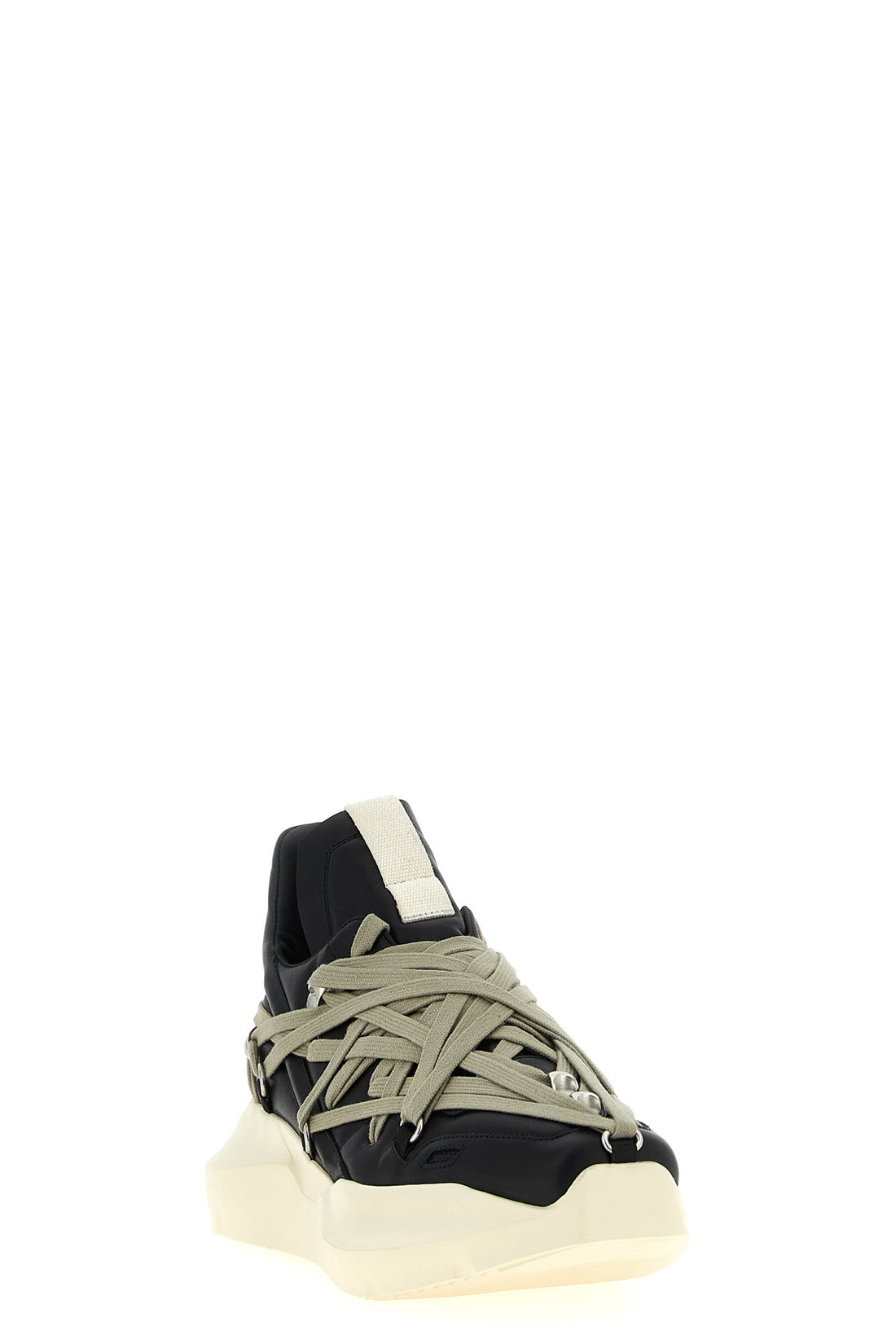RICK OWENS 40 megalace geth runner leather sneakers