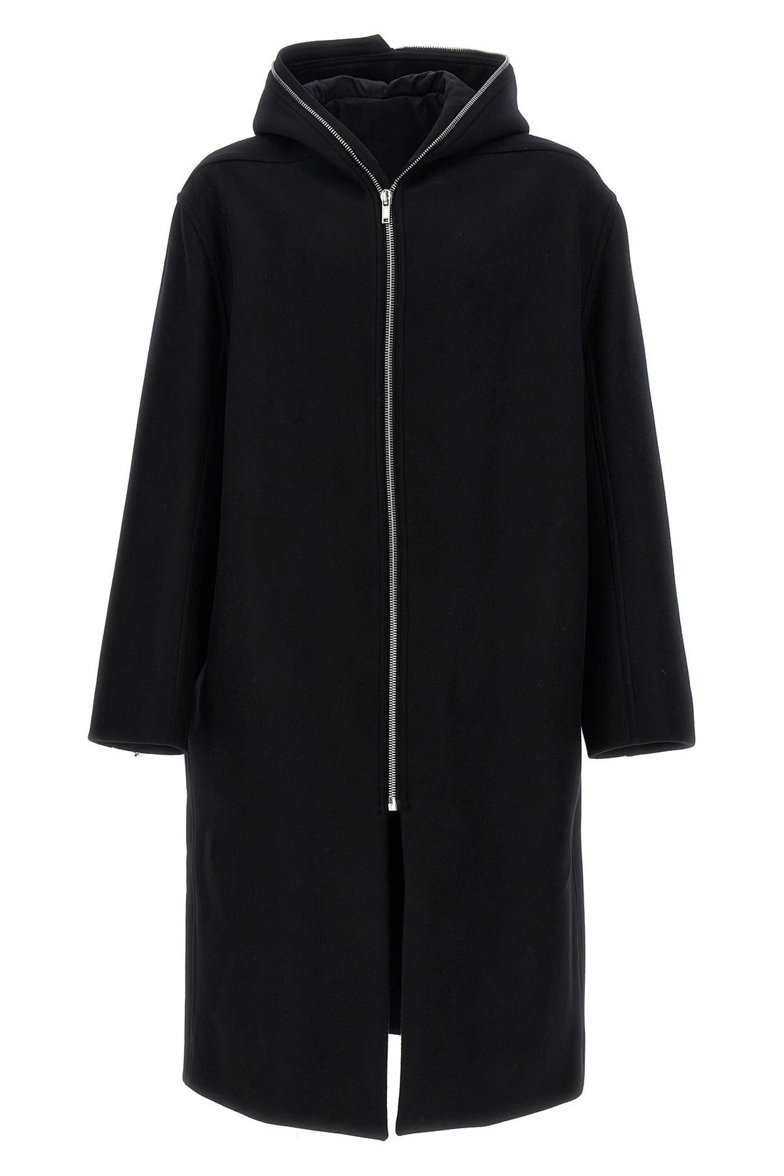 RICK OWENS 50 gimp mac heavy wool melton coat