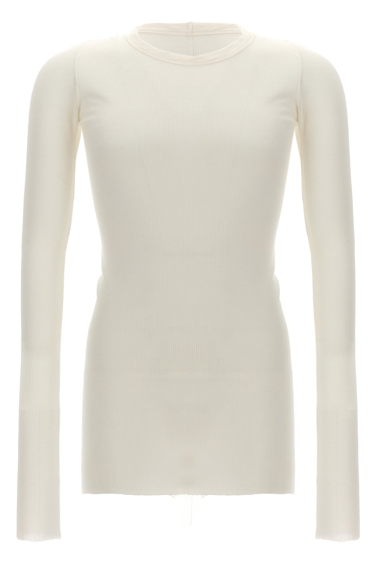 rib ls t ribbed viscose and stretch silk blend t-shirt