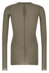 rib ls t ribbed viscose and stretch silk blend t-shirt