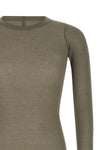 rib ls t ribbed viscose and stretch silk blend t-shirt