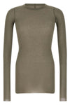 rib ls t ribbed viscose and stretch silk blend t-shirt