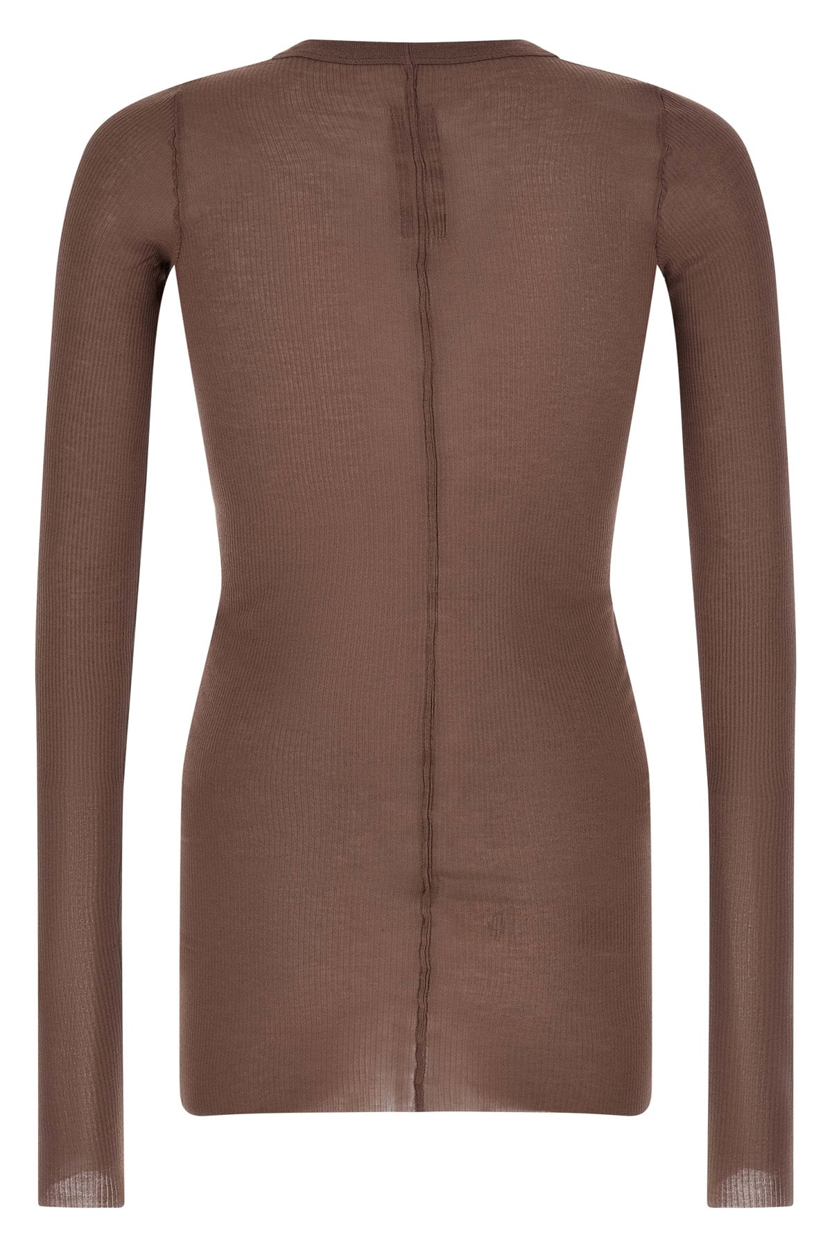 rib ls t ribbed viscose and stretch silk blend t-shirt