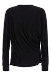 jumbo double ls t twisted effect cotton t-shirt