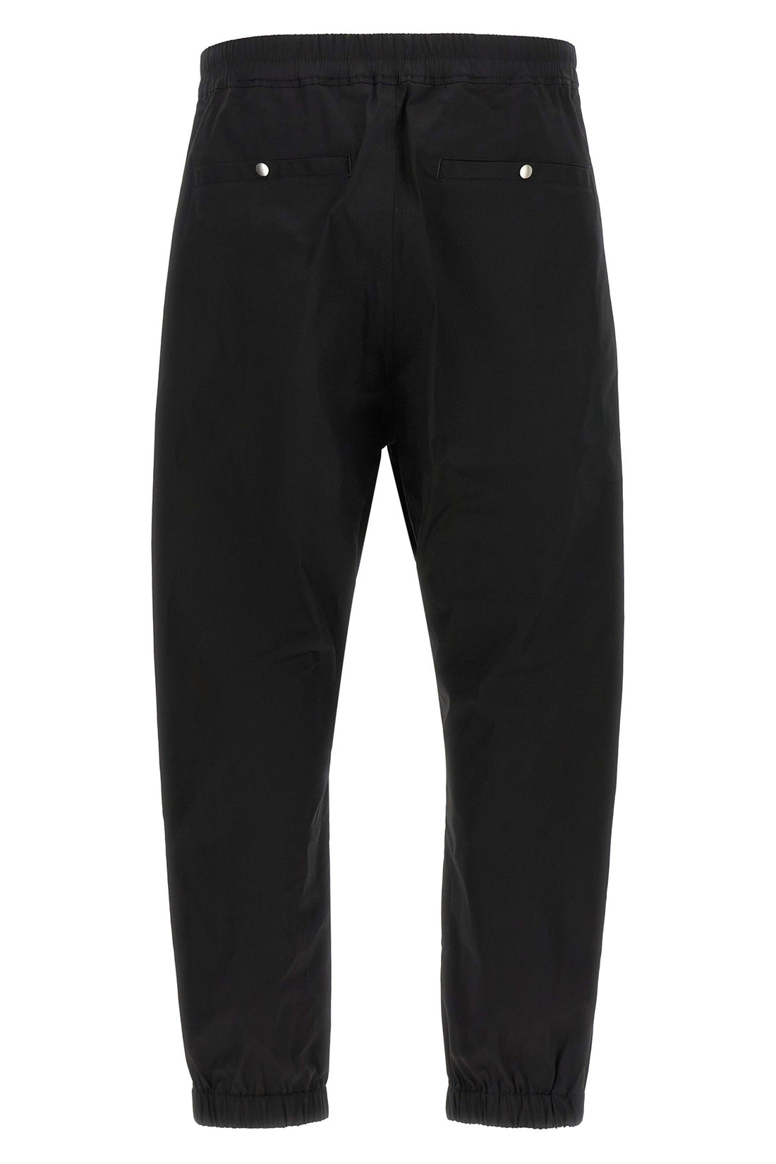 RICK OWENS 46 tecuatl track trousers in medium-weight cotton poplin