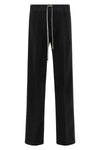 dietrich drawnstring heavy cotton herringbone trousers