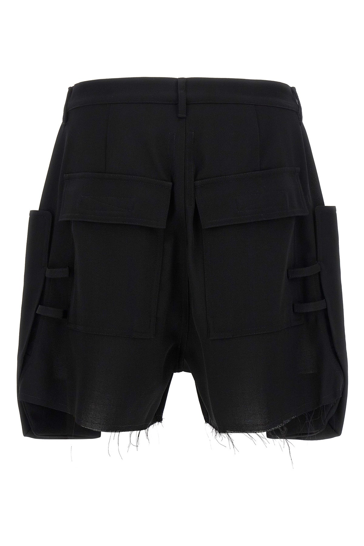 stefan cargo bermuda shorts in wool canvas