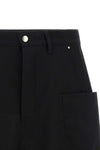 stefan cargo bermuda shorts in wool canvas