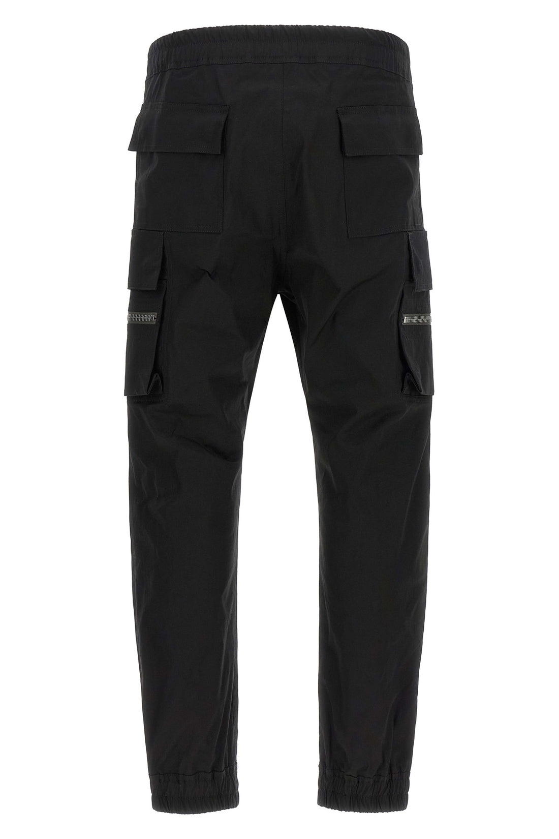 RICK OWENS 46 mastodon cargo trousers in medium-weight cotton poplin