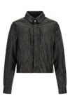rick owens slightly cropped alice jacket defines a structured silhouette thro