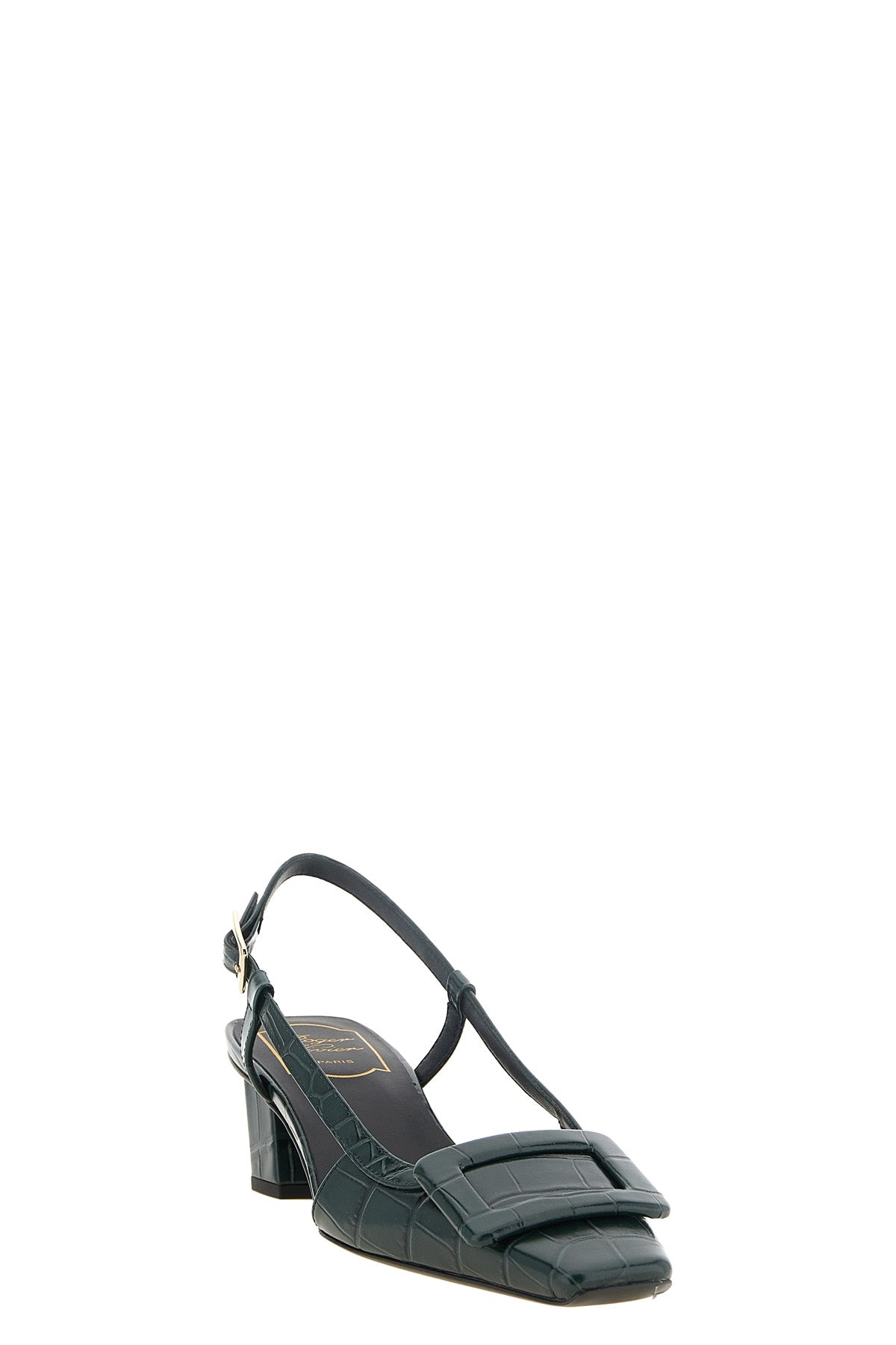 roger vivier belle vivier slingback pumps embody the excellence of footwear ma
