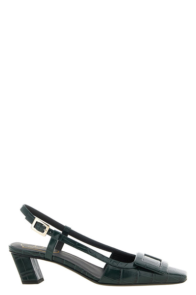 roger vivier belle vivier slingback pumps embody the excellence of footwear ma