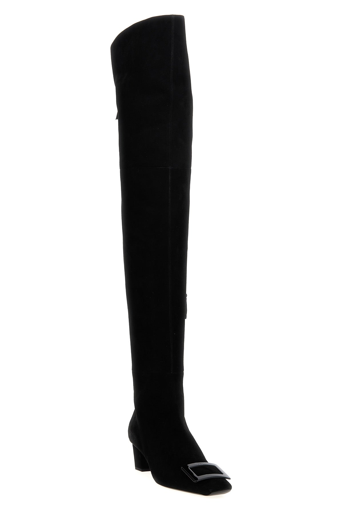 belle vivier suede cuissard boots