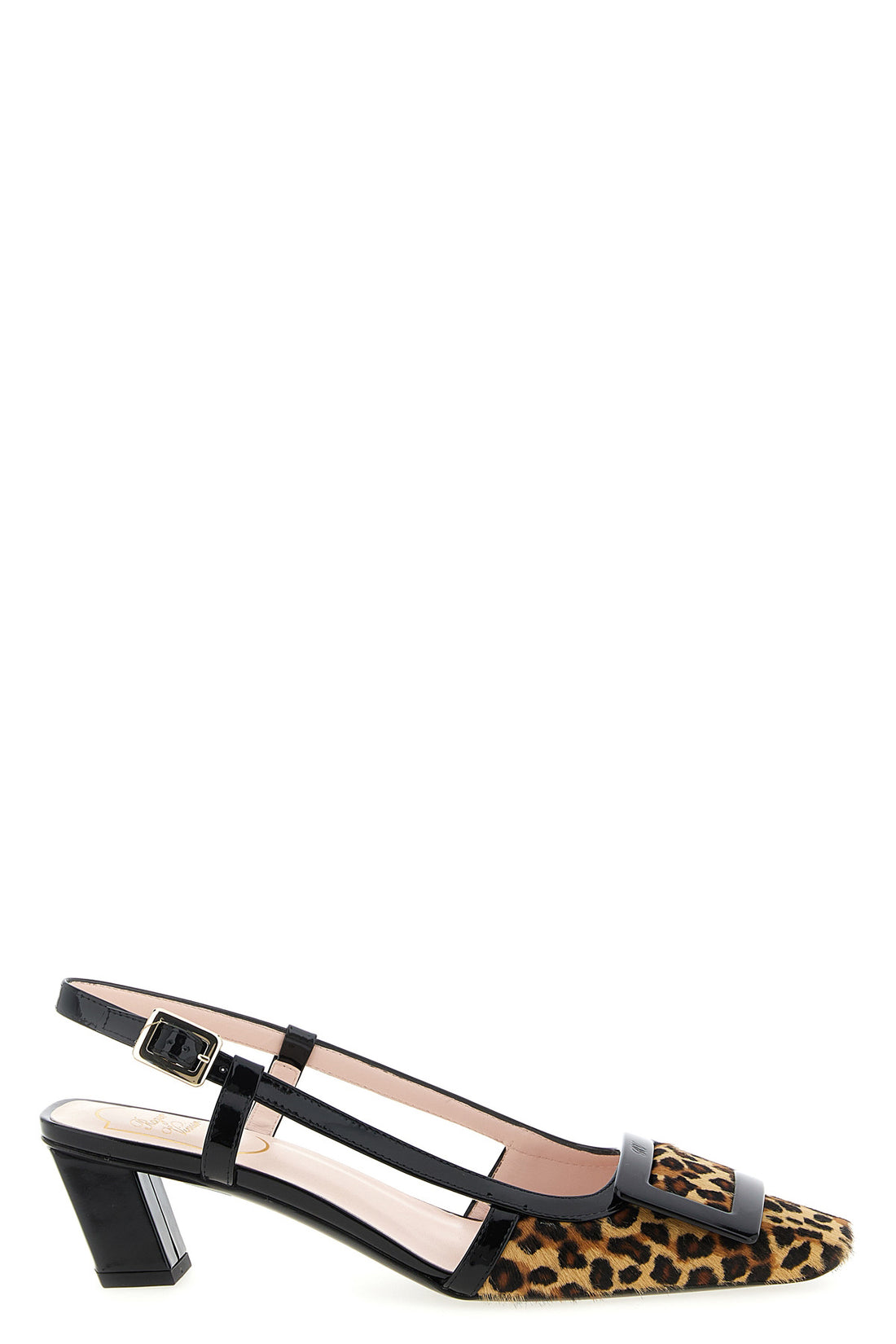 ROGER VIVIER 36.5 belle viver calf hair slingbacks