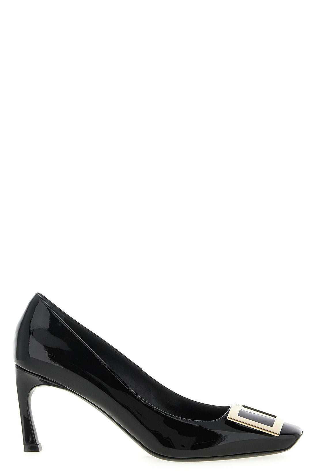 ROGER VIVIER 38.5 trompette patent leather pumps